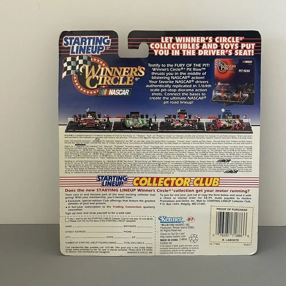NASCAR Starting Lineup Winners Circle Bobby Labonte #18 Series 1 Lot of 2 NOS